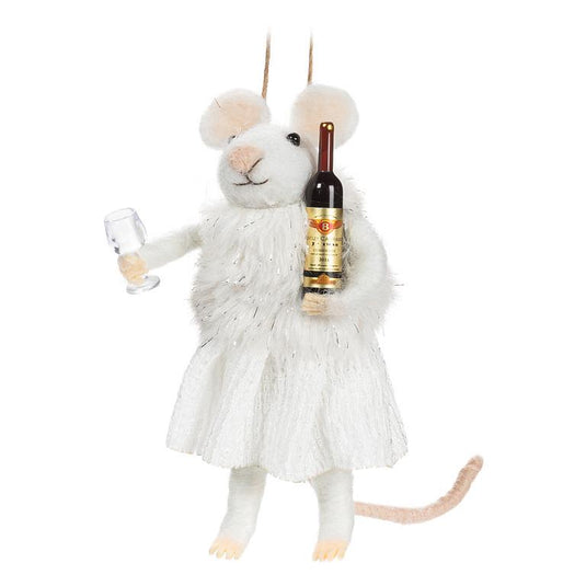 Sara the Sommelier Mouse Ornament
