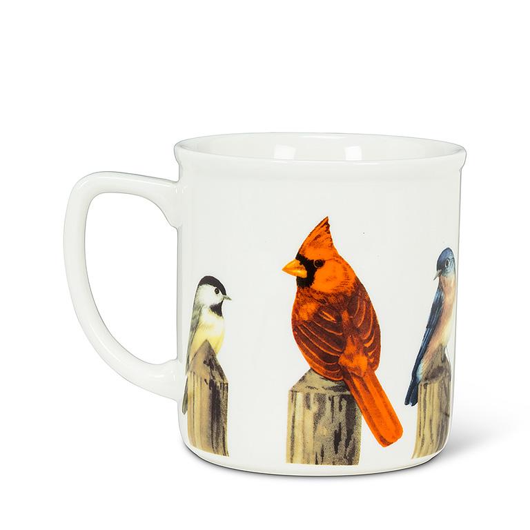 Load image into Gallery viewer, Birds on the Fence Posts Mug
