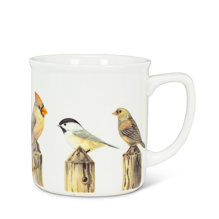 Load image into Gallery viewer, Birds on the Fence Posts Mug
