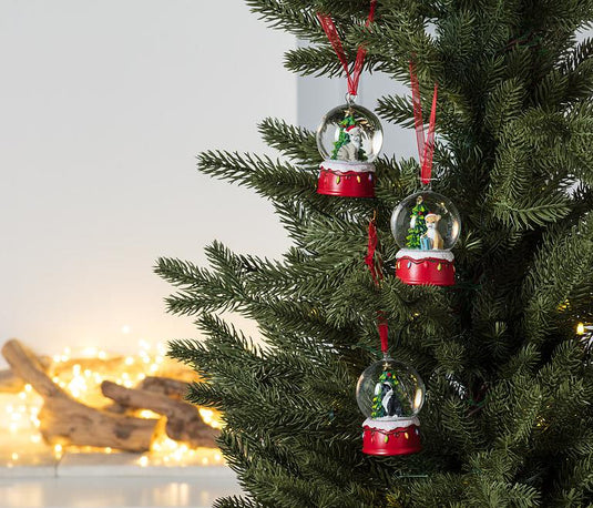 Mini Cat Snow Globe Ornaments