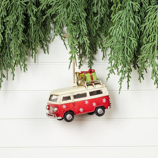 Van with Gifts Ornament