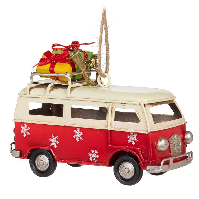 Load image into Gallery viewer, Van with Gifts Ornament
