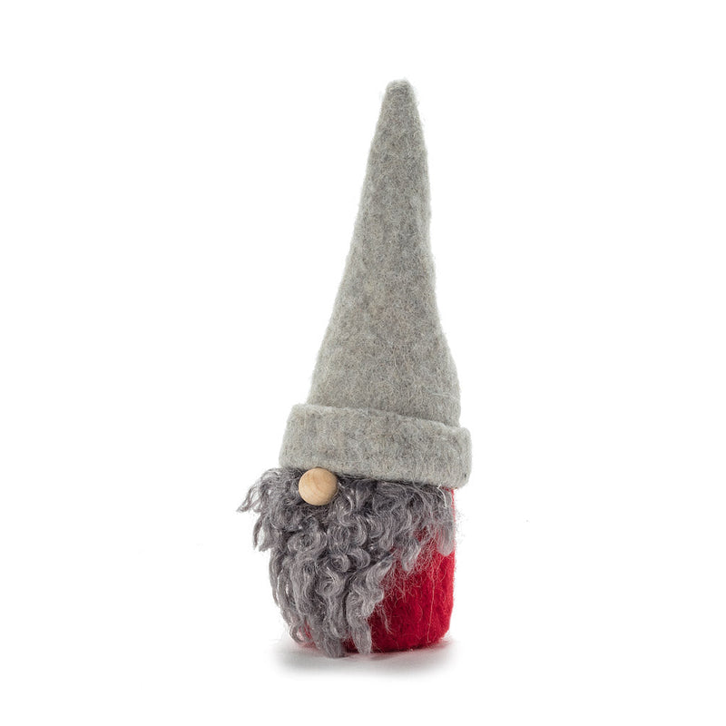 Load image into Gallery viewer, Grey Beard Felt Gnome
