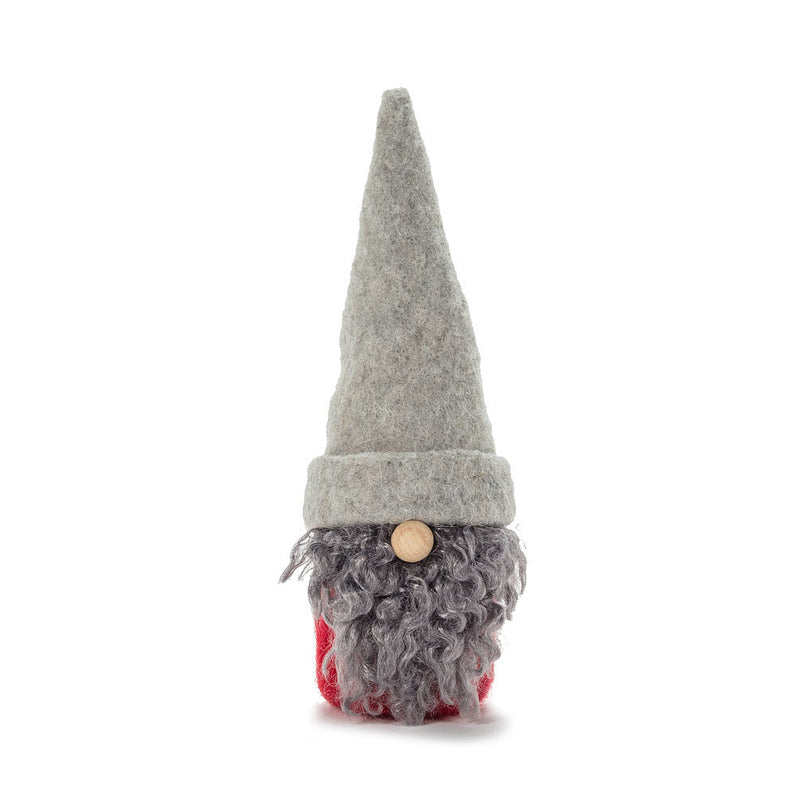 Load image into Gallery viewer, Grey Beard Felt Gnome
