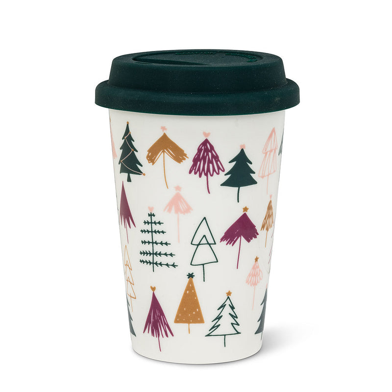 Load image into Gallery viewer, Wintry Trees Travel Mug
