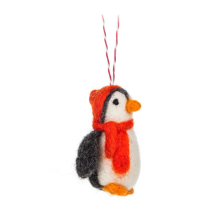 Load image into Gallery viewer, Felt Penguin Ornaments
