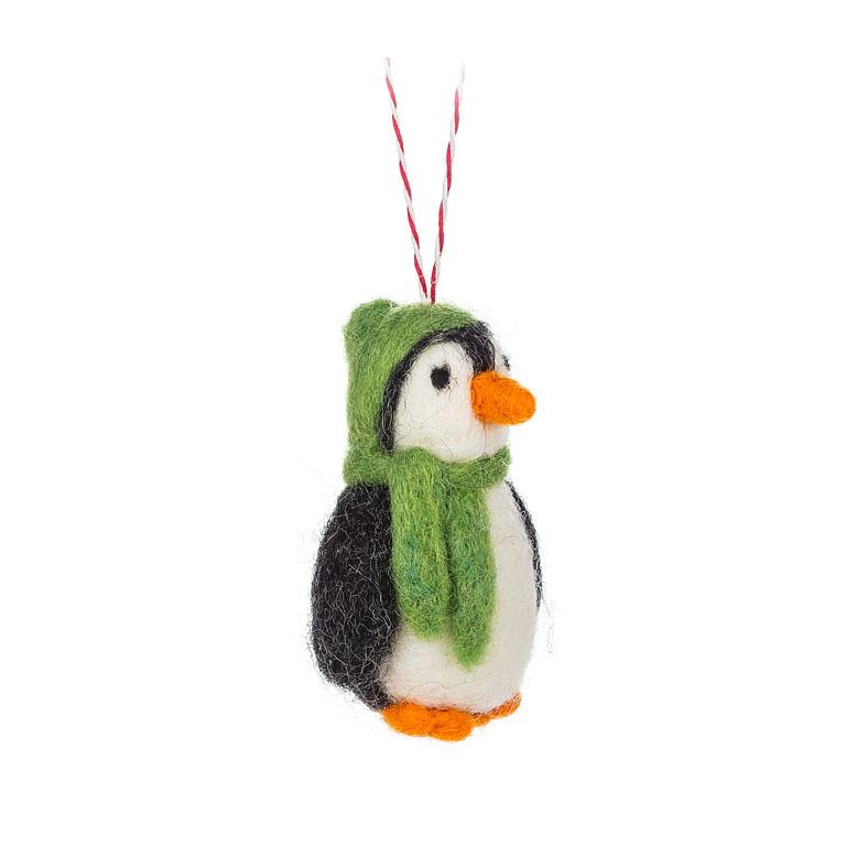 Load image into Gallery viewer, Felt Penguin Ornaments
