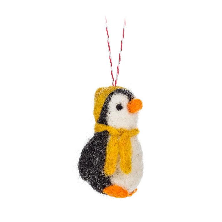 Load image into Gallery viewer, Felt Penguin Ornaments
