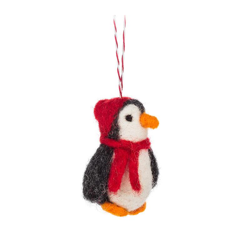 Load image into Gallery viewer, Felt Penguin Ornaments
