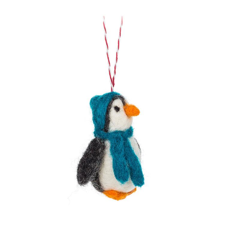 Load image into Gallery viewer, Felt Penguin Ornaments
