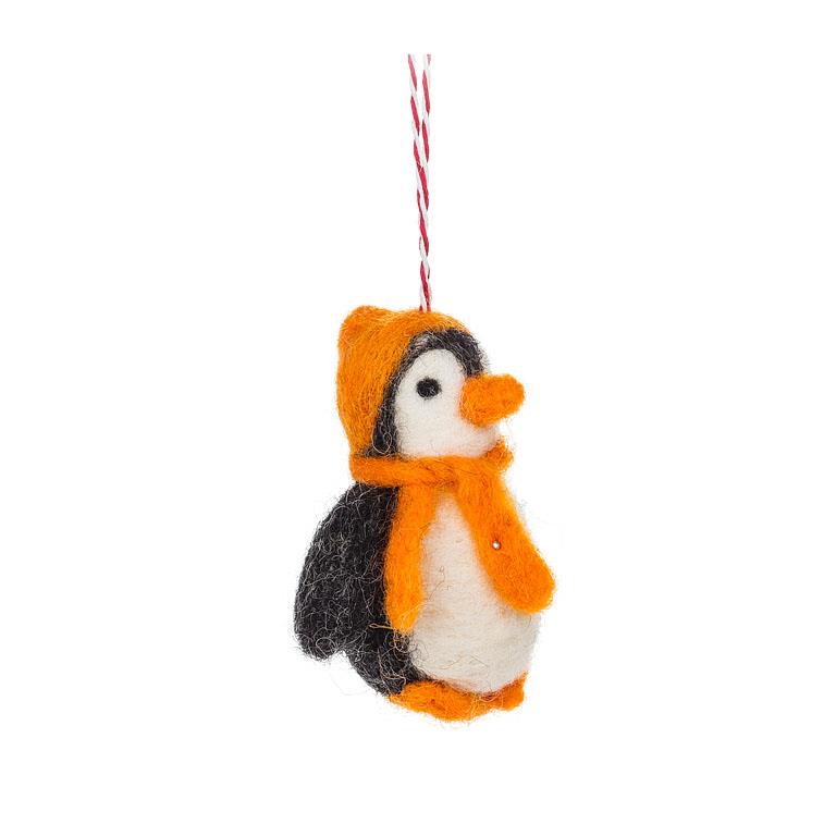 Load image into Gallery viewer, Felt Penguin Ornaments
