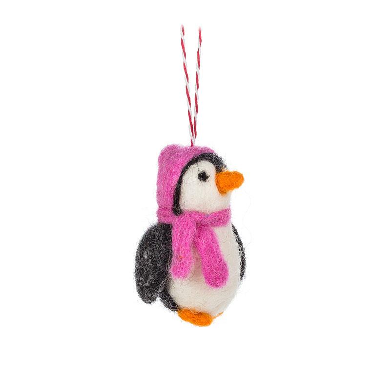 Load image into Gallery viewer, Felt Penguin Ornaments
