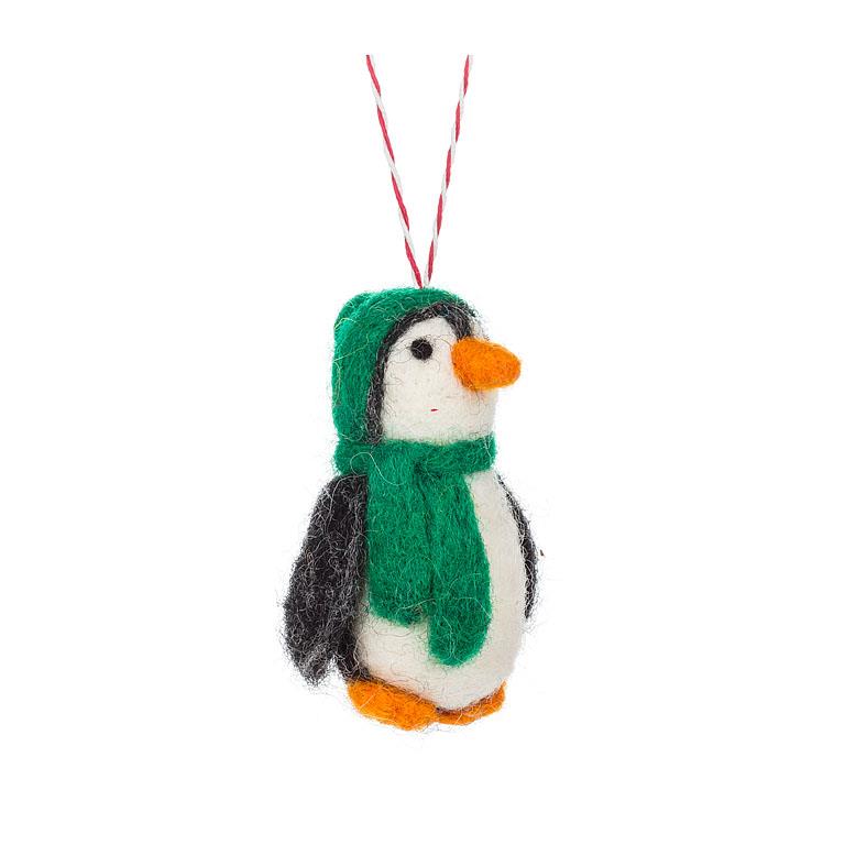 Load image into Gallery viewer, Felt Penguin Ornaments
