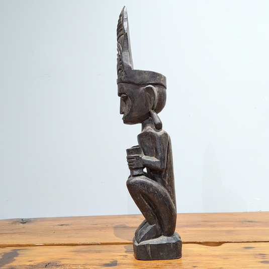Vintage Wood Statue | Rice God from Papua New Guinea