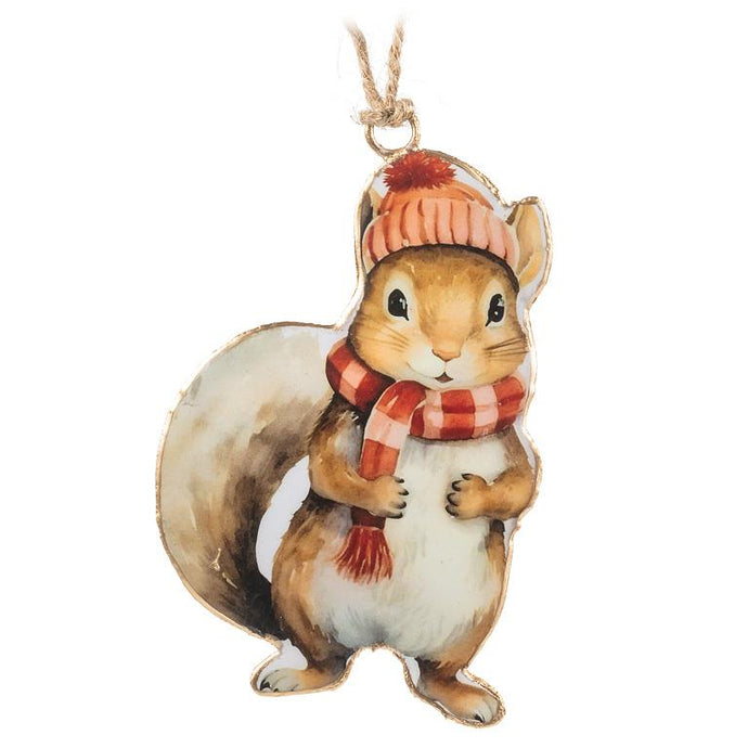 Winter Squirrel Ornament
