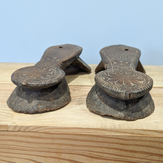 Wood Sandals | Antique from Pakistan