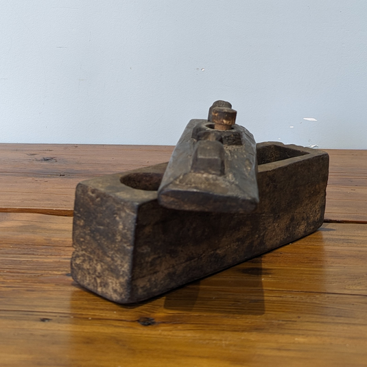 Vintage Wood Spice Box | Folk Art from Nepal