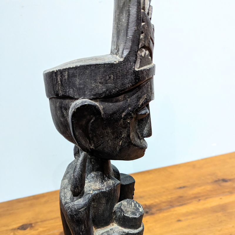 Load image into Gallery viewer, Vintage Wood Statue | Rice God from Papua New Guinea
