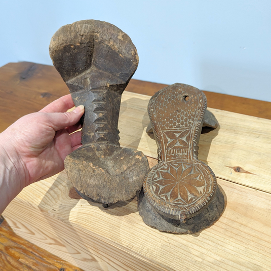 Wood Sandals | Antique from Pakistan