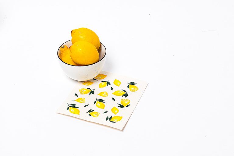 Load image into Gallery viewer, Lemon : Eco Dishcloths
