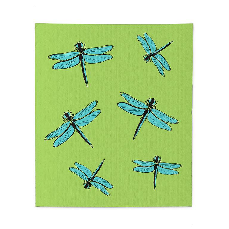 Load image into Gallery viewer, Dragonflies: Eco Dishcloths
