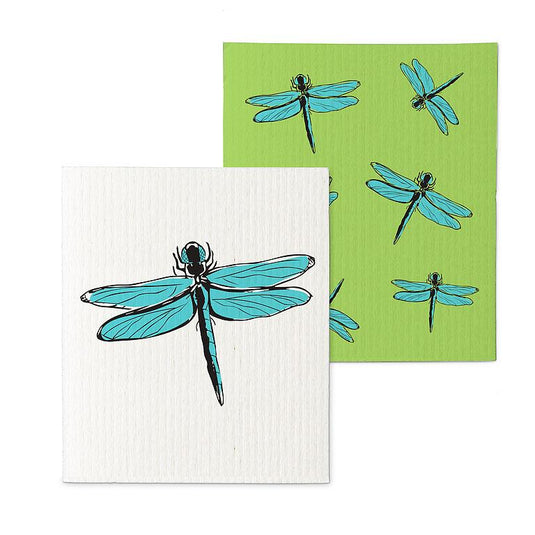 Dragonflies: Eco Dishcloths