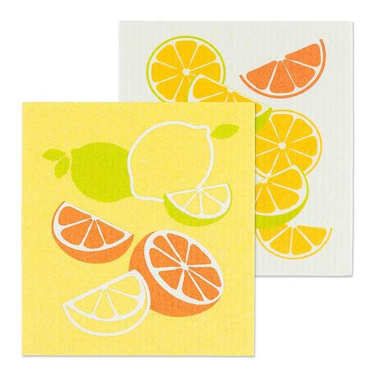 Load image into Gallery viewer, Citrus : Eco Dishcloths
