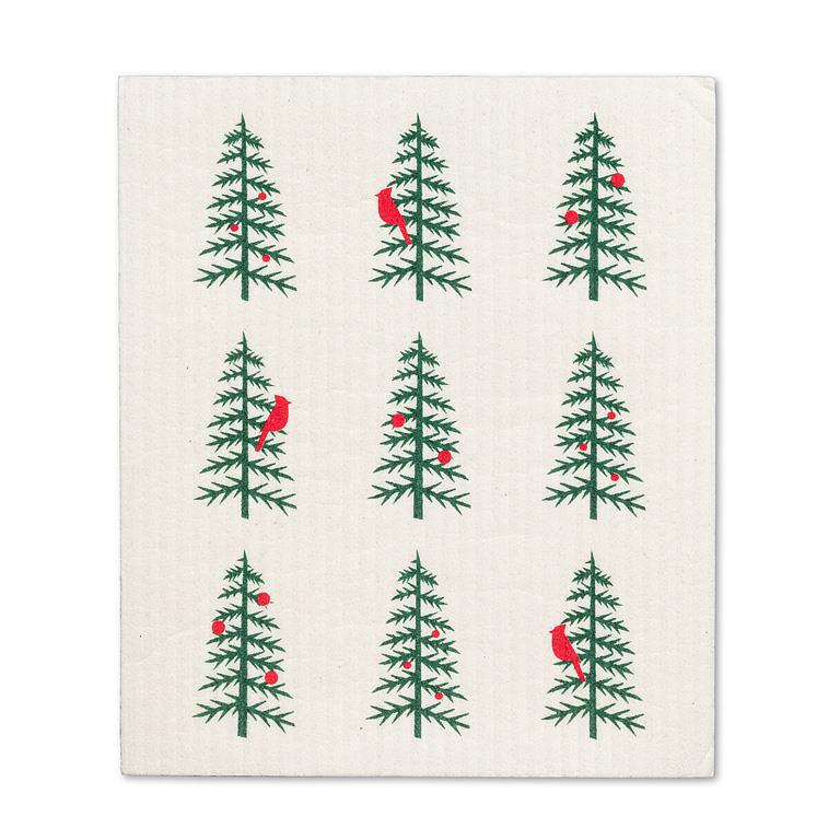 Load image into Gallery viewer, Christmas Cardinals : Eco Dishcloths
