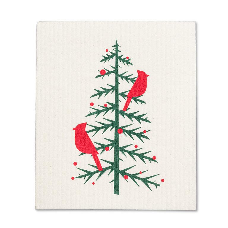 Load image into Gallery viewer, Christmas Cardinals : Eco Dishcloths
