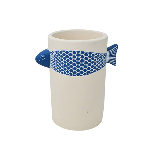 Tall Fish Vase or Planter