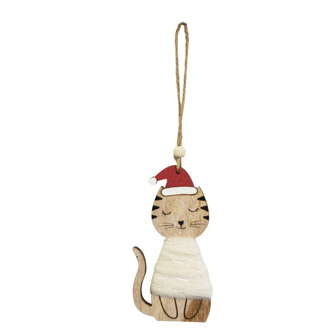 Cat in a White Sweater Ornament