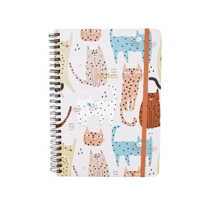 Load image into Gallery viewer, Coil Notebook, Cat Cover
