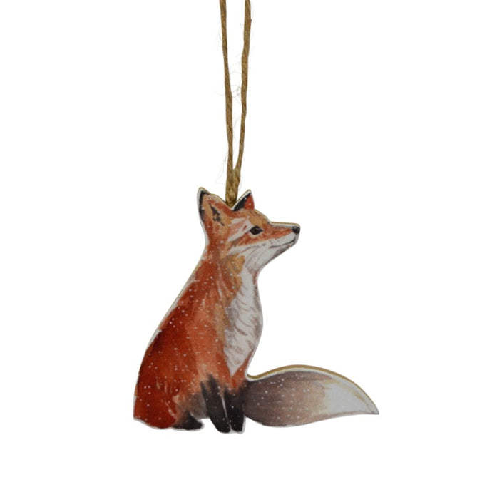 Gazing Fox Ornament