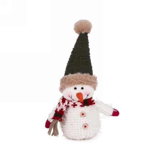 Plush Snowman Figurine