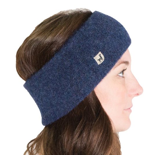 Baby Alpaca Headband in Denim