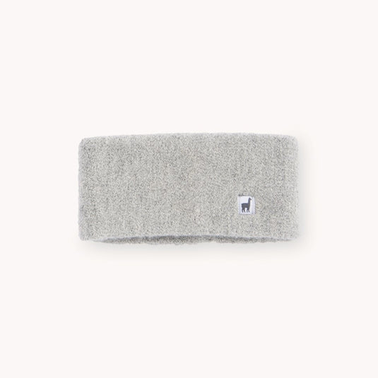 Baby Alpaca Headband in Grey