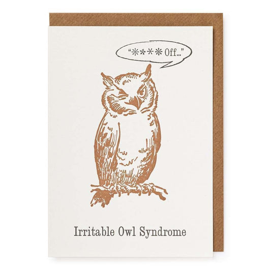 Irritable Owl Card