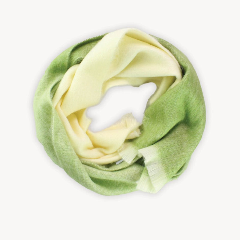 Load image into Gallery viewer, Alpaca Blend Scarf in Matcha Ombre
