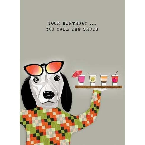 You Call the Shots Birthday Card