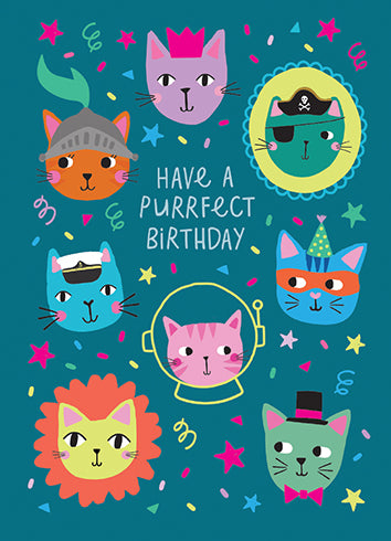 Have A Purrfect Birthday Card