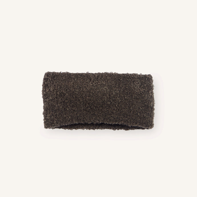 Mohair Blend Headband in Olive Night