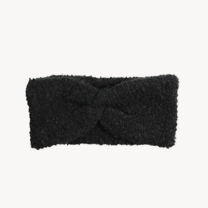 Load image into Gallery viewer, Cozy Twisted Headband in Black
