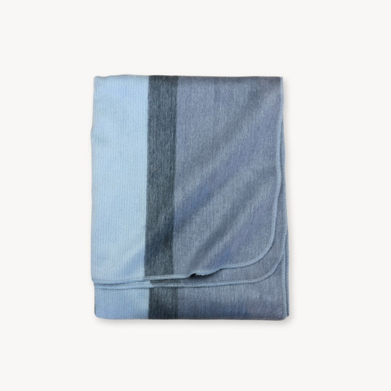 Load image into Gallery viewer, Alpaca Blend Double Blanket in Lumi Stripe
