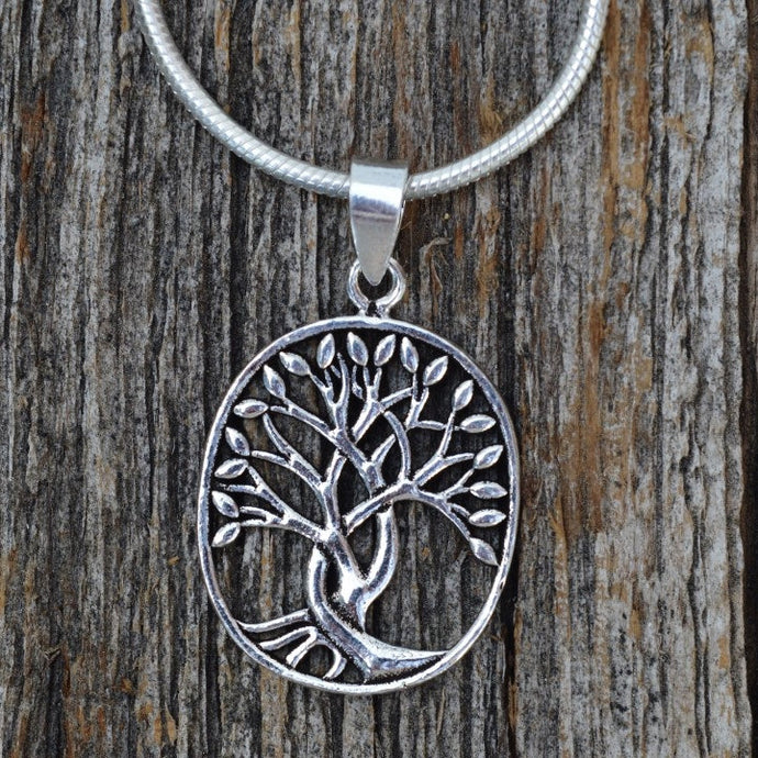 Blended Family Tree of Life Necklace in Sterling Silver