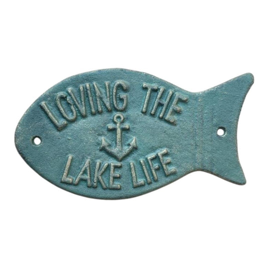 Loving The Lake Life Wall Plaque