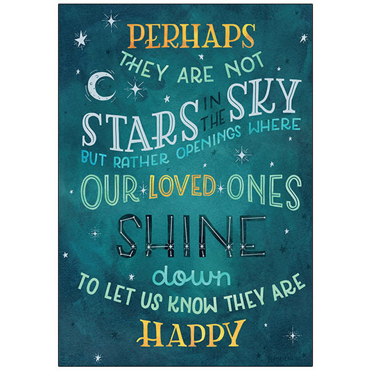 Stars in the Sky Sympathy Card