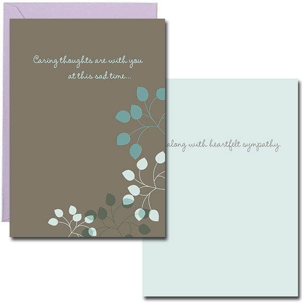 Load image into Gallery viewer, Caring Thoughts Are With You - Sympathy Card
