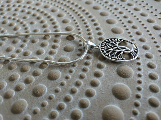 Blended Family Tree of Life Necklace in Sterling Silver