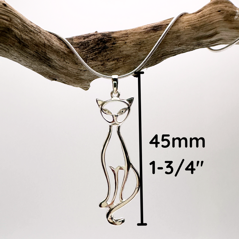 Load image into Gallery viewer, Sleek &amp; Sassy Cat Necklace

