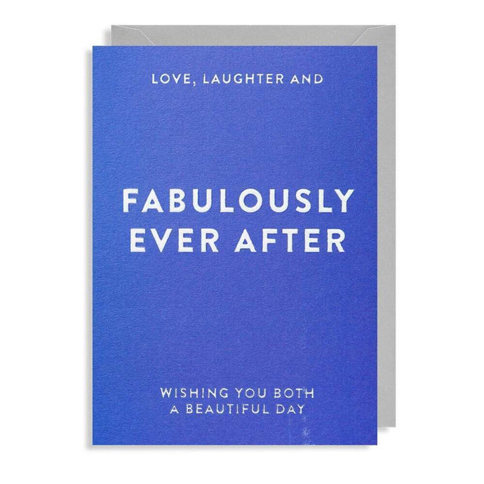 Love Laughter Wedding Card